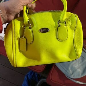 Coach Vibrant Neon Mini Bag